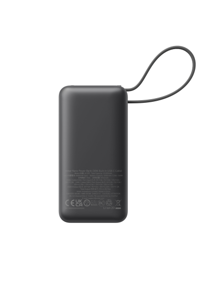 Anker 545 Nano Power Bank | A1259G11 | 10000 mAh | Black 5
