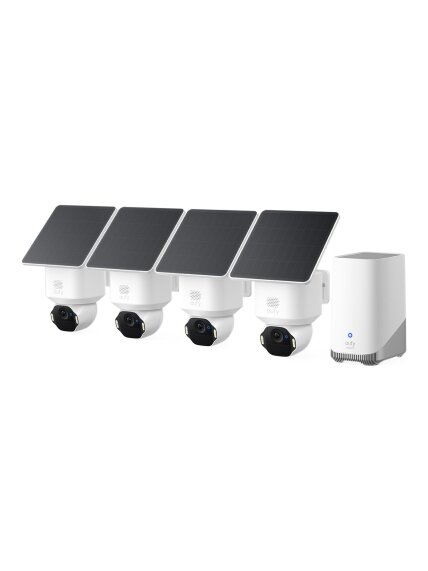 Anker Eufy SoloCam E42 4-Cam Kit (HomeBase 3) | 8 MP | F/1.6 | IP65 | Micro SD, Max. 128 GB