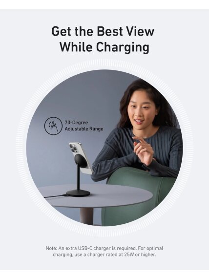 Anker MagGo Wireless Qi2 15W Charger | A25X1H11 4 Anker MagGo Wireless Qi2 15W Charger | A25X1H11 4