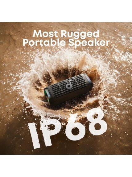 Anker Soundcore Speaker | Boom 3i | 50 W | Waterproof | Bluetooth | Black | Portable | Wireless connection 7