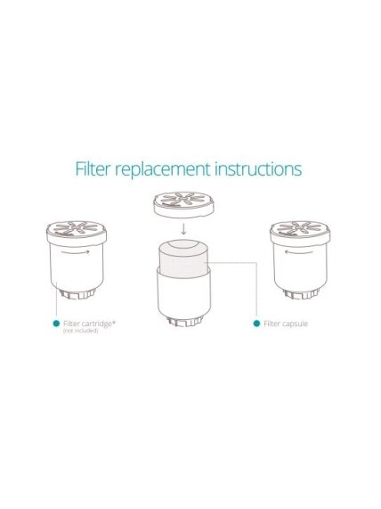Anti-calc & Antibacterial Filter Capsules (2x) | For Beam mini | White 3 Anti-calc & Antibacterial Filter Capsules (2x) | For Beam mini | White 3