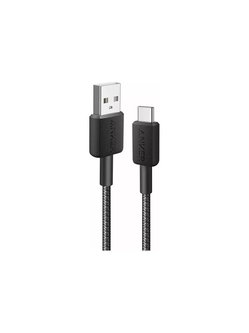 Anker | 322 Nylon Cable, Black | A81H6G11 | USB-A to USB-C Anker | 322 Nylon Cable, Black | A81H6G11 | USB-A to USB-C