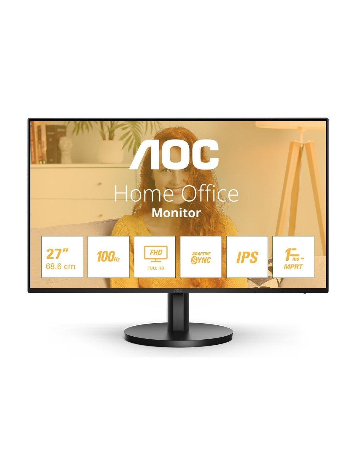 AOC 27B3HA2 | 27 " | IPS | 16:9 | 100 Hz | 1 ms | 1920 x 1080 pixels | 250 cd/m² | HDMI ports quantity 1 | Black | Warranty 24 month(s) AOC 27B3HA2 | 27 " | IPS | 16:9 | 100 Hz | 1 ms | 1920 x 1080 pixels | 250 cd/m² | HDMI ports quantity 1 | Black | Warranty 24 month(s)