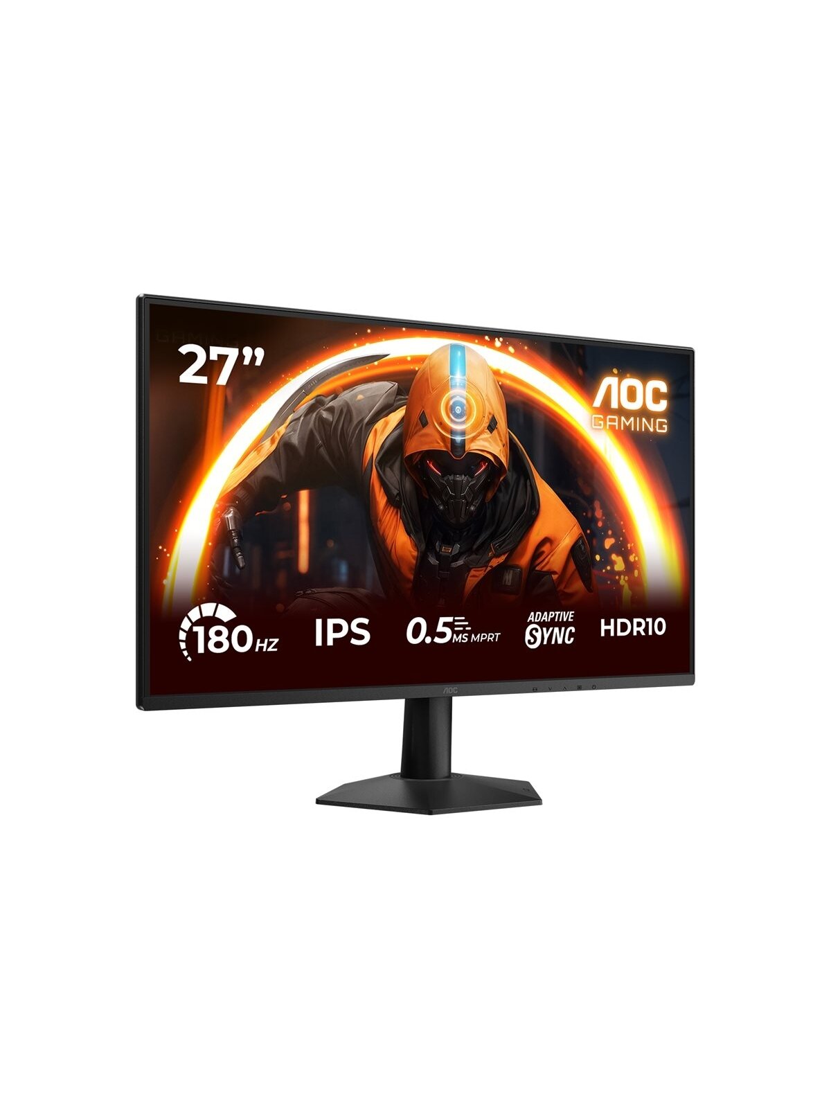 AOC 27G50F | 27 " | IPS | FHD | 16:9 | 144 Hz | 0.5 ms | 1920 x 1080 pixels | 300 cd/m² | HDMI ports quantity 1 | Black 4 AOC 27G50F | 27 " | IPS | FHD | 16:9 | 144 Hz | 0.5 ms | 1920 x 1080 pixels | 300 cd/m² | HDMI ports quantity 1 | Black 4