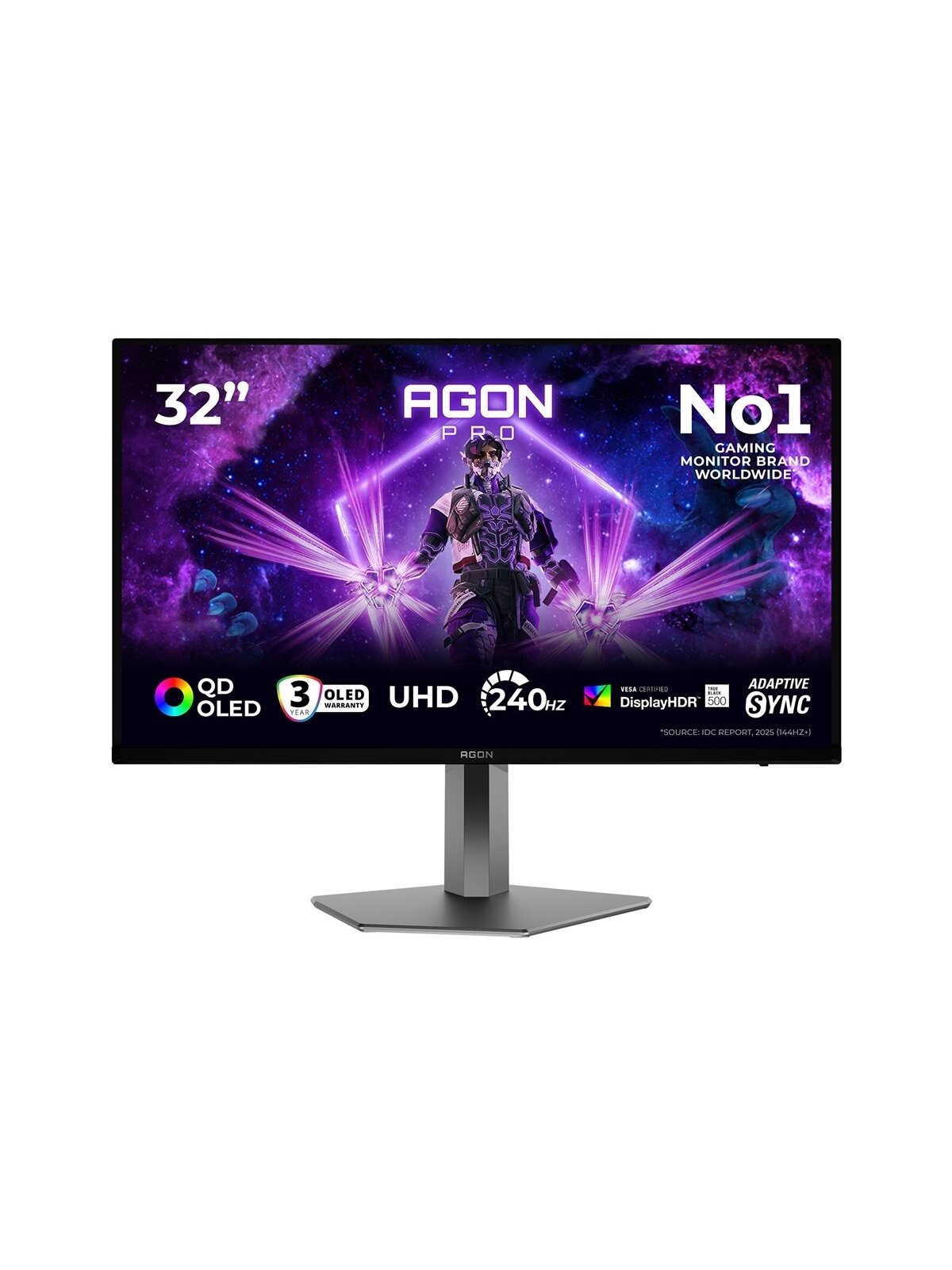 AOC | AG326UZD2 | 32 " | QD-OLED | UHD | 16:9 | 240 Hz | 0.03 ms | 3840 x 2160 pixels | 1000 cd/m² | HDMI ports quantity 1 | Black AOC | AG326UZD2 | 32 " | QD-OLED | UHD | 16:9 | 240 Hz | 0.03 ms | 3840 x 2160 pixels | 1000 cd/m² | HDMI ports quantity 1 | Black