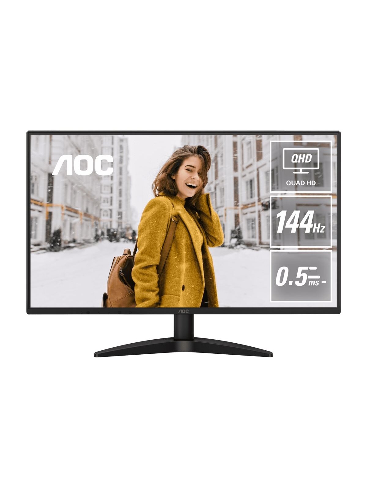 AOC | Q27B36X | 27 " | IPS | QHD | 16:9 | 144 Hz | 4 ms | 2560 x 1440 pixels | 300 cd/m² | HDMI ports quantity 1 | Black 4 AOC | Q27B36X | 27 " | IPS | QHD | 16:9 | 144 Hz | 4 ms | 2560 x 1440 pixels | 300 cd/m² | HDMI ports quantity 1 | Black 4
