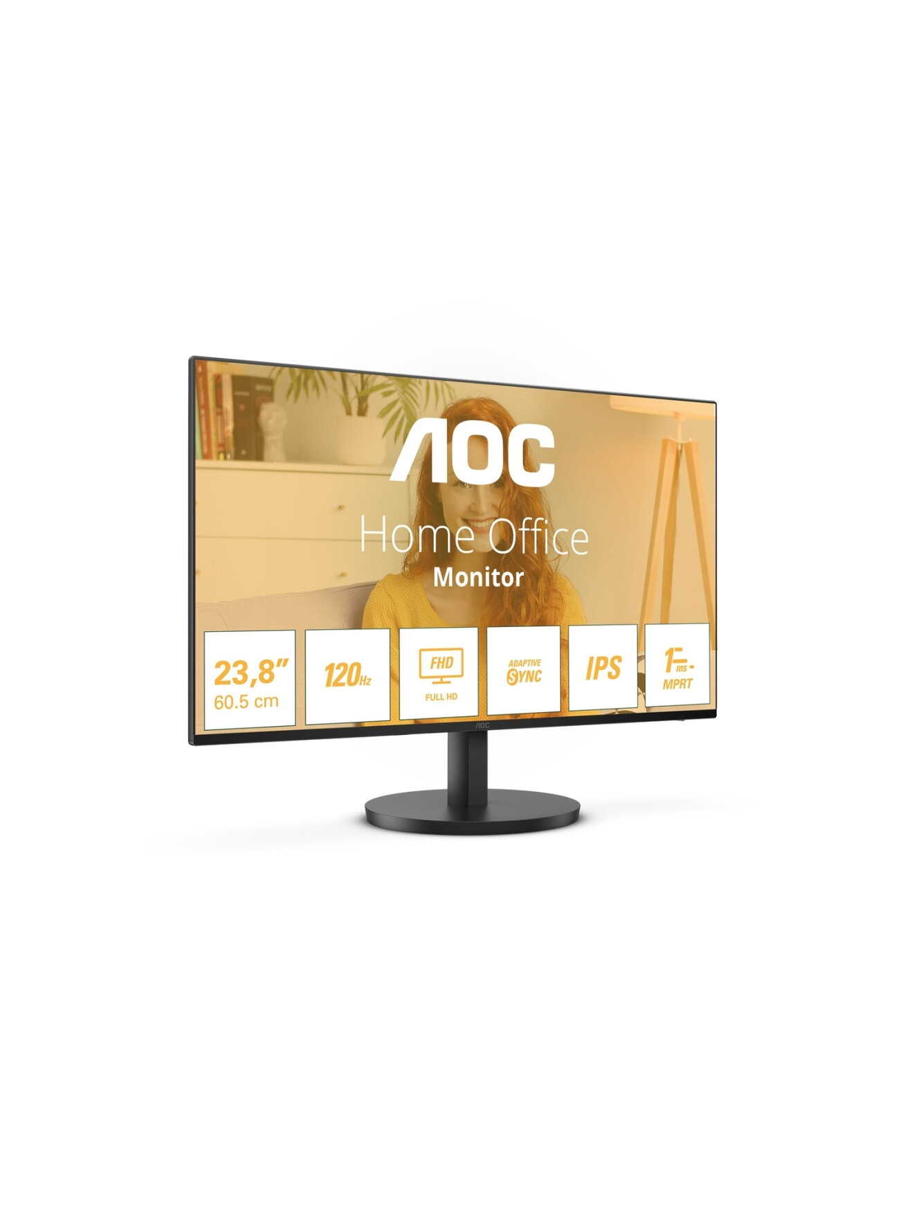 AOC 24B3HA2 | 23.8 " | IPS | 16:9 | 100 Hz | 1 ms | 1920 x 1080 pixels | 250 cd/m² | HDMI ports quantity 1 | Black | Warranty 36 month(s) 2 AOC 24B3HA2 | 23.8 " | IPS | 16:9 | 100 Hz | 1 ms | 1920 x 1080 pixels | 250 cd/m² | HDMI ports quantity 1 | Black | Warranty 36 month(s) 2