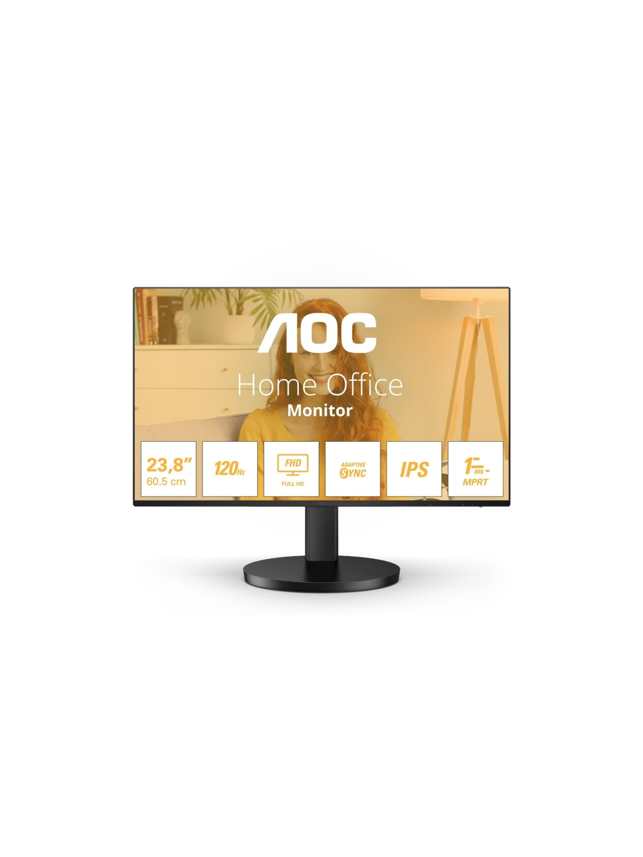 AOC 24B3HA2 | 23.8 " | IPS | 16:9 | 100 Hz | 1 ms | 1920 x 1080 pixels | 250 cd/m² | HDMI ports quantity 1 | Black | Warranty 36 month(s) AOC 24B3HA2 | 23.8 " | IPS | 16:9 | 100 Hz | 1 ms | 1920 x 1080 pixels | 250 cd/m² | HDMI ports quantity 1 | Black | Warranty 36 month(s)
