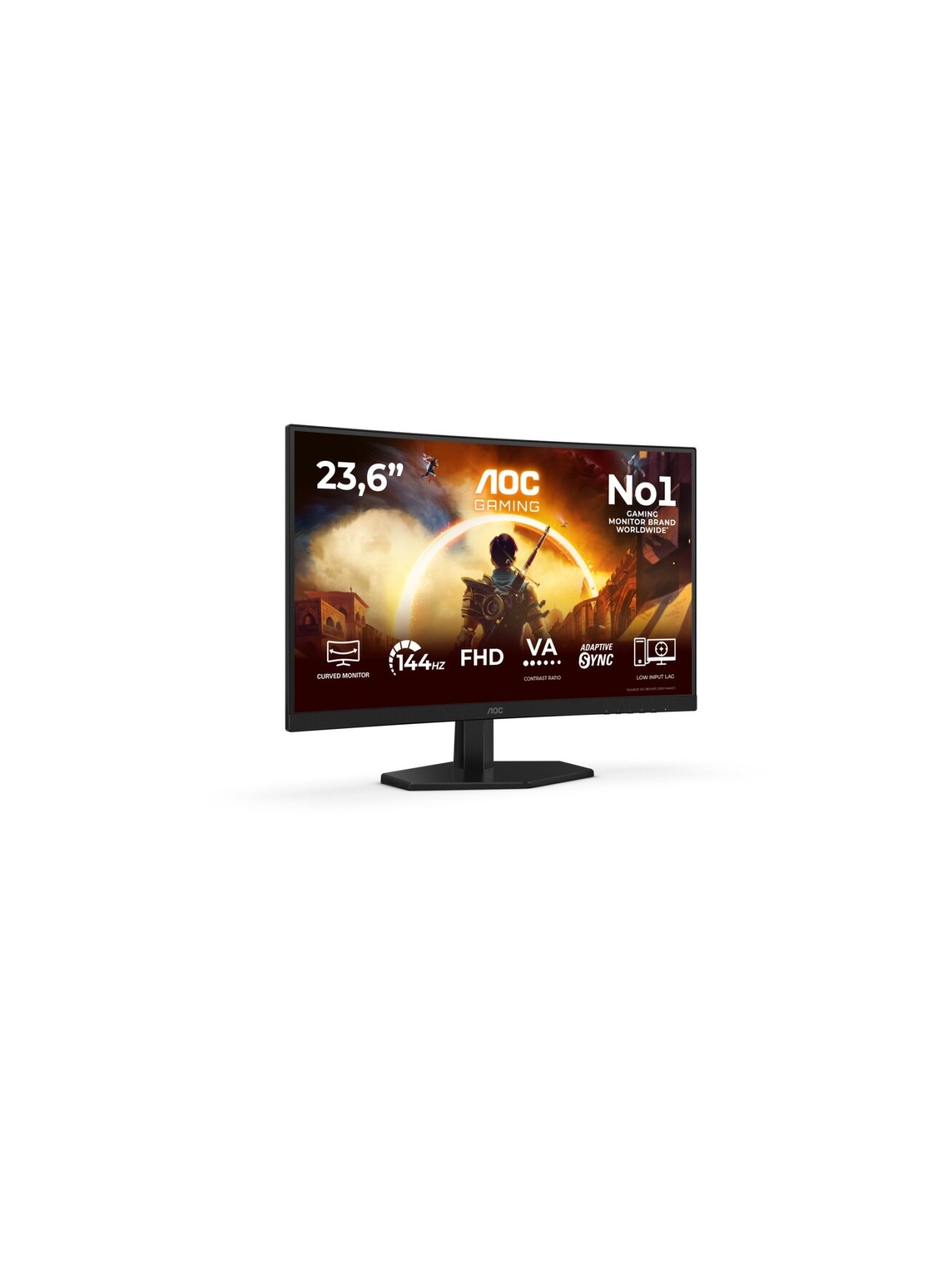 AOC C24G42FE 24“ 1920x1080/16:9/300 cd/m²/4ms/HDMI, DisplayPort, Headphone out | AOC 3 AOC C24G42FE 24“ 1920x1080/16:9/300 cd/m²/4ms/HDMI, DisplayPort, Headphone out | AOC 3