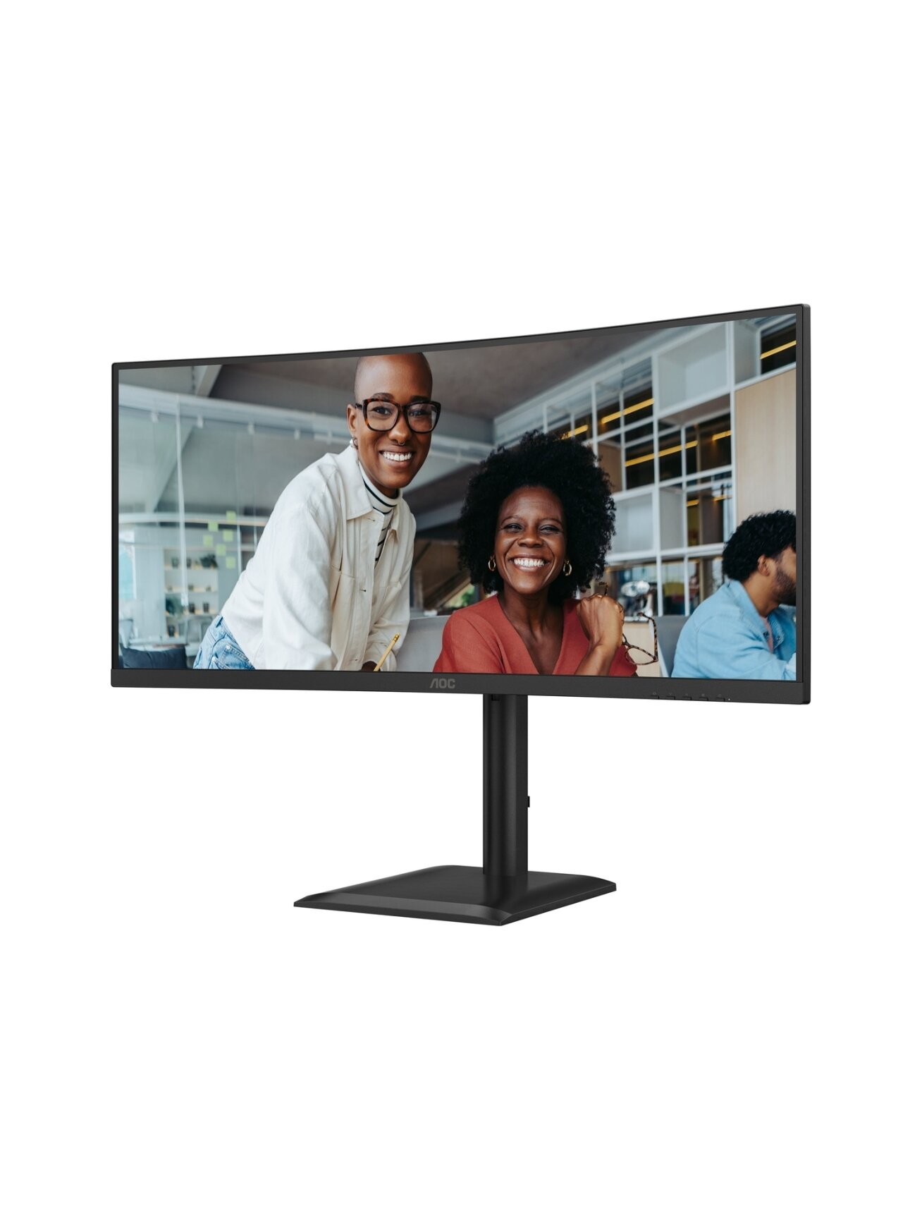 AOC CU34E4CV | 34 " | VA | 21:9 | 120 Hz | 4 ms | 3440 x 1440 pixels | HDMI ports quantity 2 | Black 1