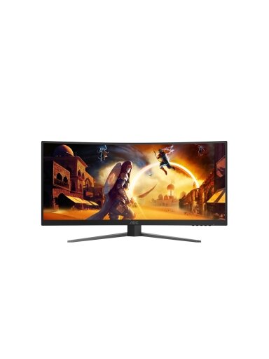 AOC | CU34G4 | 34 " | Fast VA | UWQHD | 21:9 | 180 Hz | 1 ms | 3440 x 1440 pixels | 300 cd/m² | HDMI ports quantity 2 | Black