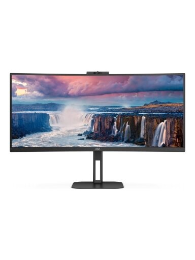 AOC | CU34V5CW/BK | 34 " | VA | 21:9 | 100 Hz | 4 ms | 3440 x 1440 pixels | HDMI ports quantity 1