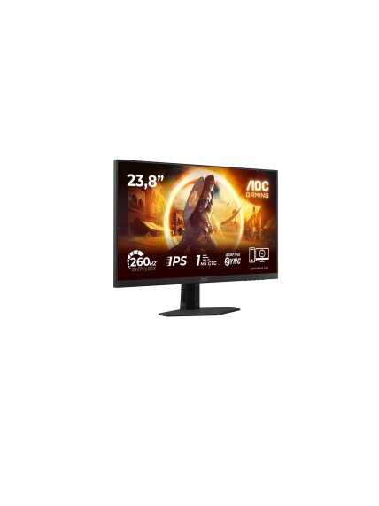 AOC 24G4ZRE | 24 " | Fast IPS | FHD | 16:9 | 240 Hz | 1 ms | 1920 x 1080 pixels | 300 cd/m² | HDMI ports quantity 2 | Black 4 AOC 24G4ZRE | 24 " | Fast IPS | FHD | 16:9 | 240 Hz | 1 ms | 1920 x 1080 pixels | 300 cd/m² | HDMI ports quantity 2 | Black 4