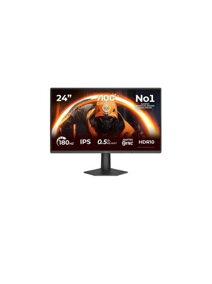 AOC 24G50F | 24 " | IPS | FHD | 16:9 | 180 Hz | 4 ms | 1920 x 1080 pixels | 300 cd/m² | HDMI ports quantity 1 | Black AOC 24G50F | 24 " | IPS | FHD | 16:9 | 180 Hz | 4 ms | 1920 x 1080 pixels | 300 cd/m² | HDMI ports quantity 1 | Black