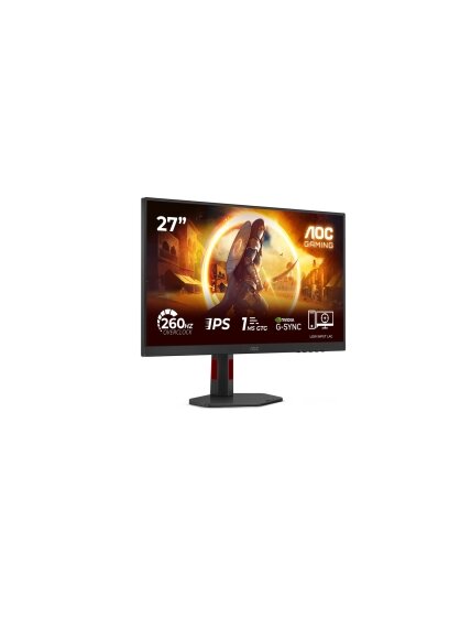 AOC 27G4ZR | 27 " | Fast IPS | FHD | 16:9 | 240 Hz | 1 ms | 1920 x 1080 pixels | 350 cd/m² | HDMI ports quantity 2 | Black 5 AOC 27G4ZR | 27 " | Fast IPS | FHD | 16:9 | 240 Hz | 1 ms | 1920 x 1080 pixels | 350 cd/m² | HDMI ports quantity 2 | Black 5
