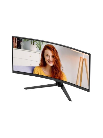 AOC CU34B3E | 34 " | VA | WQHD | 21:9 | 120 Hz | 4 ms | 3440 x 1440 pixels | 300 cd/m² | HDMI ports quantity 1 | Black 1