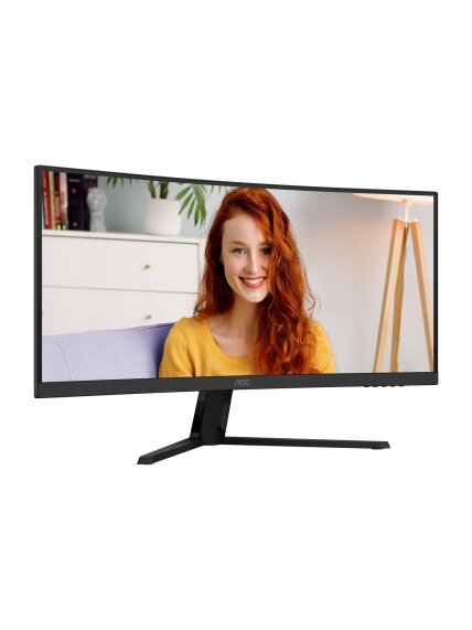 AOC CU34B3E | 34 " | VA | WQHD | 21:9 | 120 Hz | 4 ms | 3440 x 1440 pixels | 300 cd/m² | HDMI ports quantity 1 | Black 2