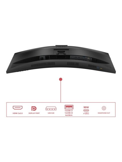 AOC | CU34E4CW | 34 " | VA | UWQHD | 120 Hz | 4 ms | 3440 x 1440 pixels | 350 cd/m² | HDMI ports quantity 2 | Black 11 AOC | CU34E4CW | 34 " | VA | UWQHD | 120 Hz | 4 ms | 3440 x 1440 pixels | 350 cd/m² | HDMI ports quantity 2 | Black 11