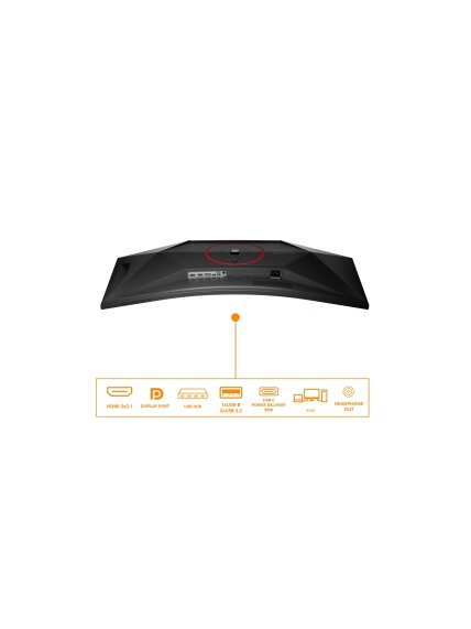 AOC CU34G4ZCA Curved 34" 3440x1440/21:9/1ms HDMI, DisplayPort, USB, Audio out | AOC 13