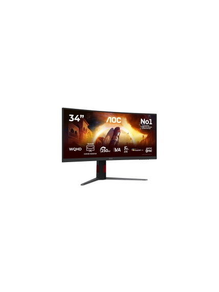 AOC CU34G4ZCA Curved 34" 3440x1440/21:9/1ms HDMI, DisplayPort, USB, Audio out | AOC 3