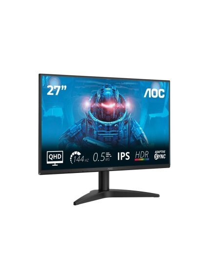 AOC | Q27B36X | 27 " | IPS | QHD | 16:9 | 144 Hz | 4 ms | 2560 x 1440 pixels | 300 cd/m² | HDMI ports quantity 1 | Black 5 AOC | Q27B36X | 27 " | IPS | QHD | 16:9 | 144 Hz | 4 ms | 2560 x 1440 pixels | 300 cd/m² | HDMI ports quantity 1 | Black 5