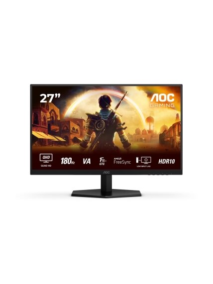 AOC | Q27G42XNE | 27 " | VA | QHD | 16:9 | 180 Hz | 1 ms | 2560 x 1440 pixels | 300 cd/m² | HDMI ports quantity 2 | Black 2