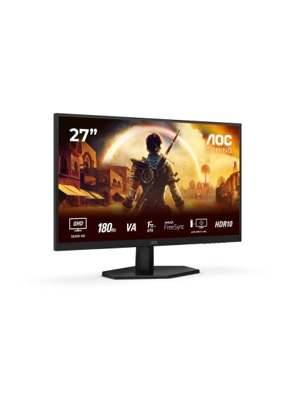 AOC | Q27G42XNE | 27 " | VA | QHD | 16:9 | 180 Hz | 1 ms | 2560 x 1440 pixels | 300 cd/m² | HDMI ports quantity 2 | Black 3