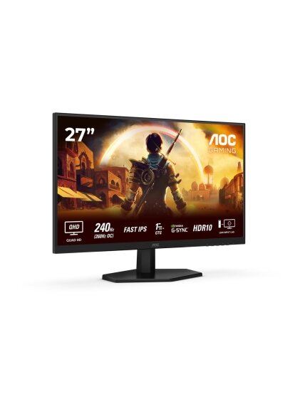 AOC | Q27G42ZE | 27 " | IPS | QHD | 16:9 | 260 Hz | 1 ms | 2560 x 1440 pixels | 300 cd/m² | HDMI ports quantity 1 | Black 3 AOC | Q27G42ZE | 27 " | IPS | QHD | 16:9 | 260 Hz | 1 ms | 2560 x 1440 pixels | 300 cd/m² | HDMI ports quantity 1 | Black 3