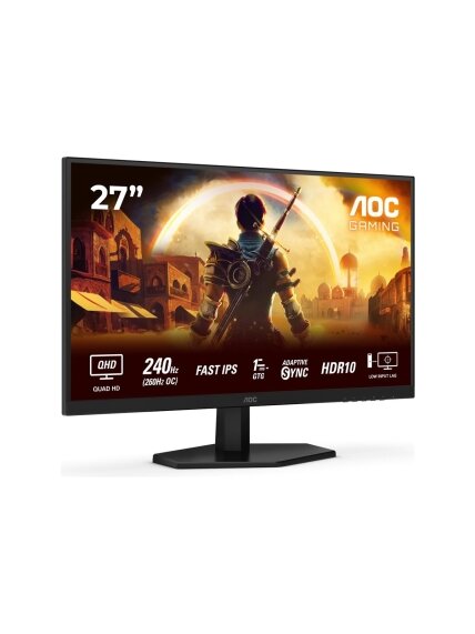 AOC | Q27G42ZE | 27 " | IPS | QHD | 16:9 | 260 Hz | 1 ms | 2560 x 1440 pixels | 300 cd/m² | HDMI ports quantity 1 | Black 4