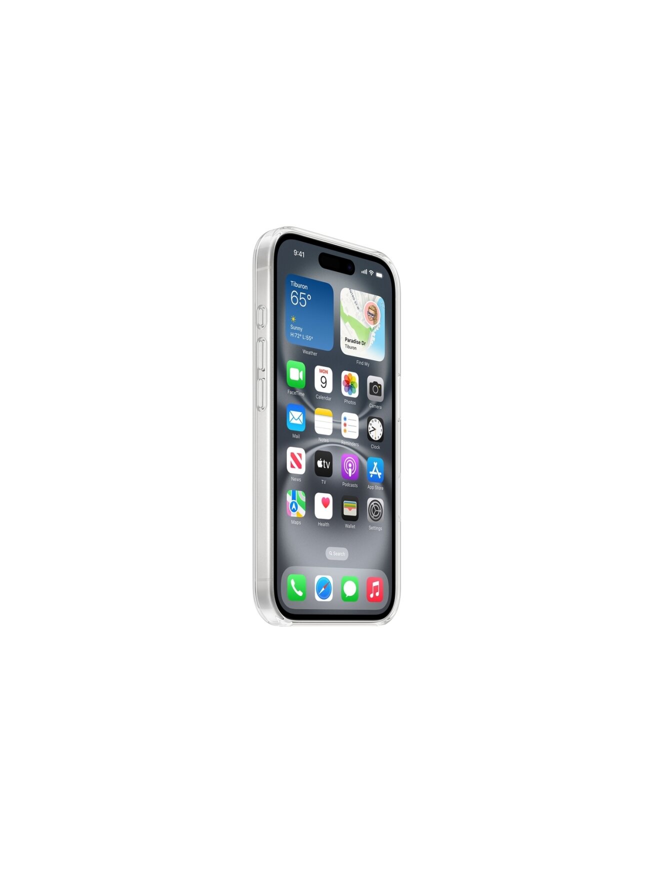 Apple Case with MagSafe | Apple | iPhone 16 | Polycarbonate | Clear 1