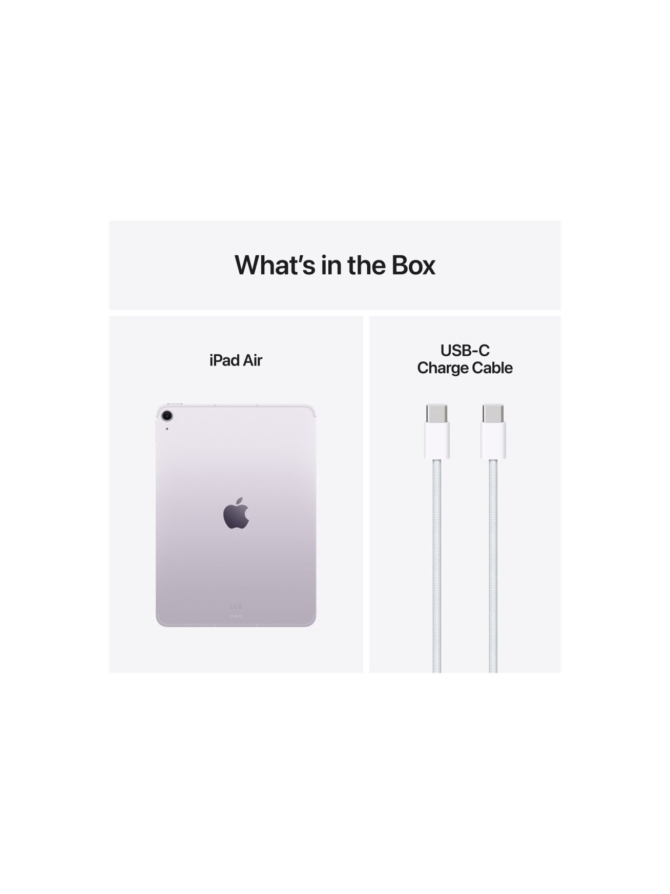 Apple iPad Air | 11 " | Purple | Liquid Retina | 2360 x 1640 pixels | Apple M3 | 512 GB | 5G | Wi-Fi | Front camera | 12 MP | Rear camera | 12 MP | Bluetooth | 5.3 | iOS 2 Apple iPad Air | 11 " | Purple | Liquid Retina | 2360 x 1640 pixels | Apple M3 | 512 GB | 5G | Wi-Fi | Front camera | 12 MP | Rear camera | 12 MP | Bluetooth | 5.3 | iOS 2
