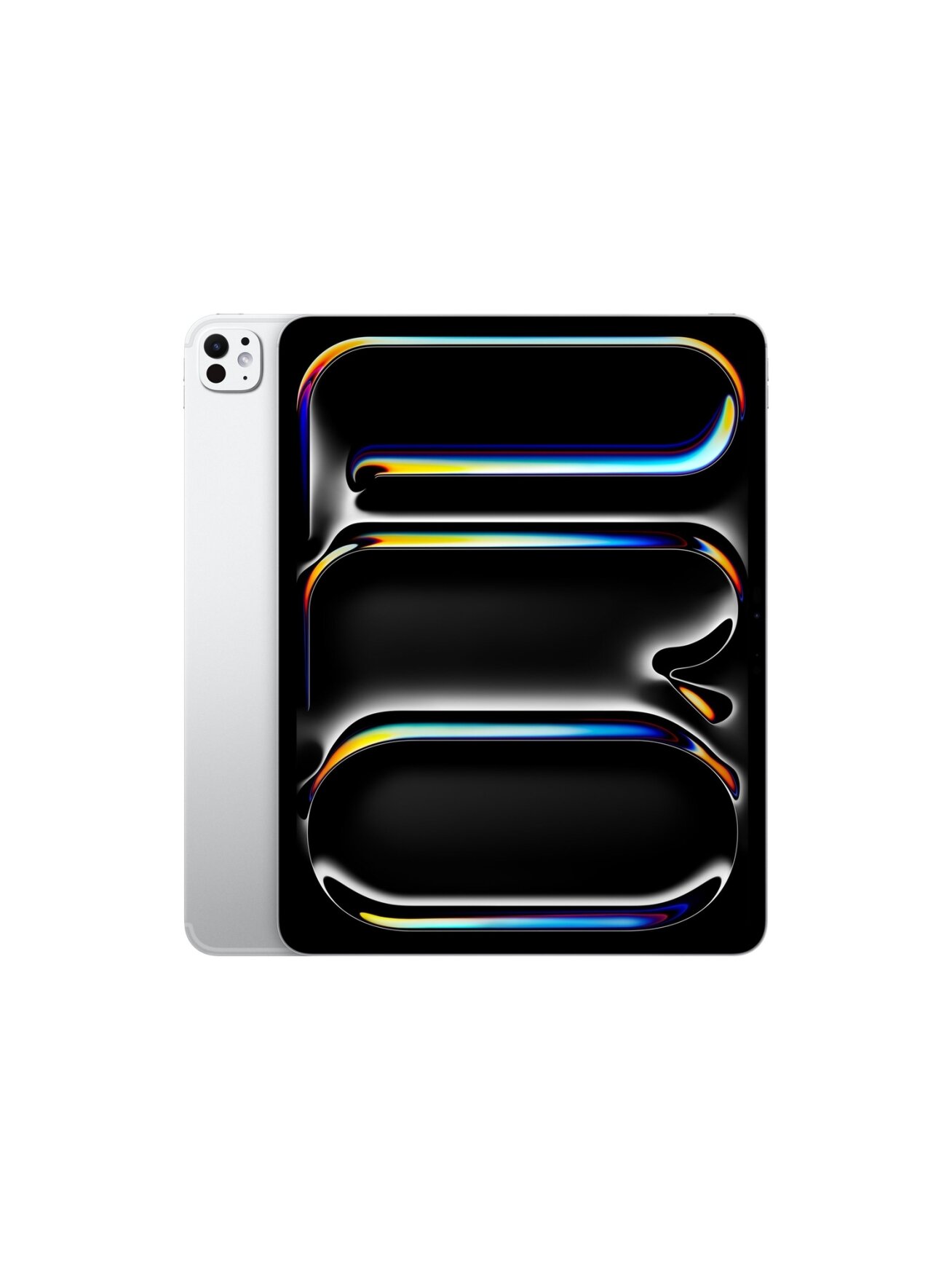 Apple | iPad Pro Wi-Fi + Cellular | 13 " | Silver | OLED, Ultra Retina XDR | 2752 x 2064 pixels | Apple M5 | 12 GB | 256 GB | 3G | 4G | 5G | Wi-Fi | Front camera | 12 MP | Rear camera | 12 MP | Bluetooth | 6 | iPadOS | USB-C charging cable Apple | iPad Pro Wi-Fi + Cellular | 13 " | Silver | OLED, Ultra Retina XDR | 2752 x 2064 pixels | Apple M5 | 12 GB | 256 GB | 3G | 4G | 5G | Wi-Fi | Front camera | 12 MP | Rear camera | 12 MP | Bluetooth | 6 | iPadOS | USB-C charging cable
