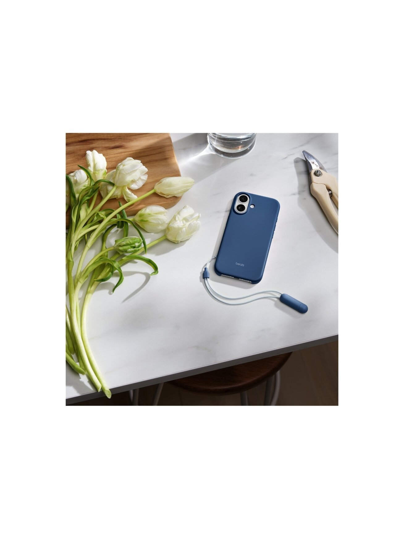 Apple iPhone 17 Kickstand Case with MagSafe and Camera Control - Bedrock Blue | Apple 3