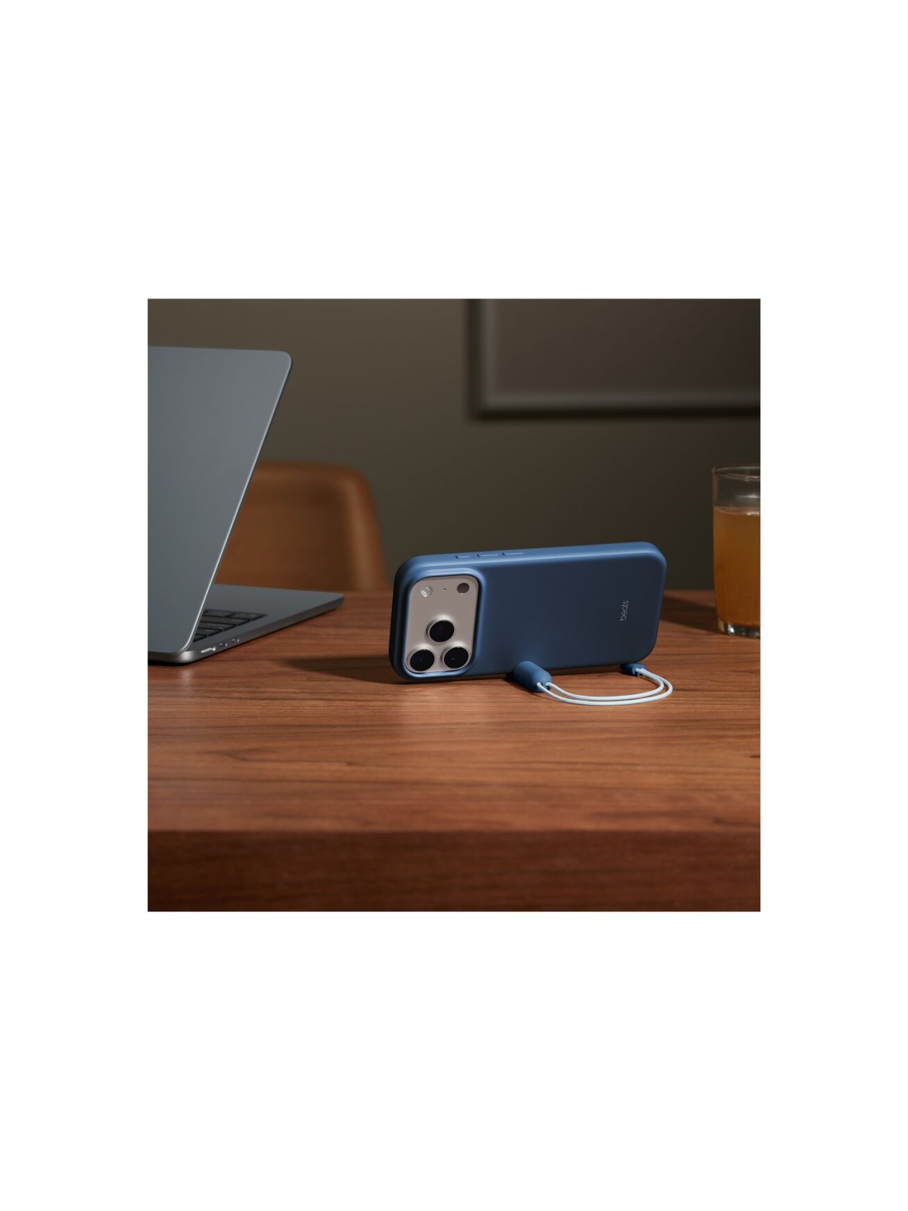 Apple iPhone 17 Pro Kickstand Case with MagSafe and Camera Control - Bedrock Blue | Apple 3 Apple iPhone 17 Pro Kickstand Case with MagSafe and Camera Control - Bedrock Blue | Apple 3