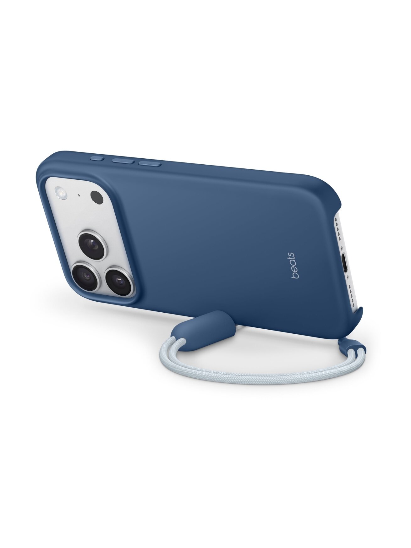 Apple iPhone 17 Pro Kickstand Case with MagSafe and Camera Control - Bedrock Blue | Apple