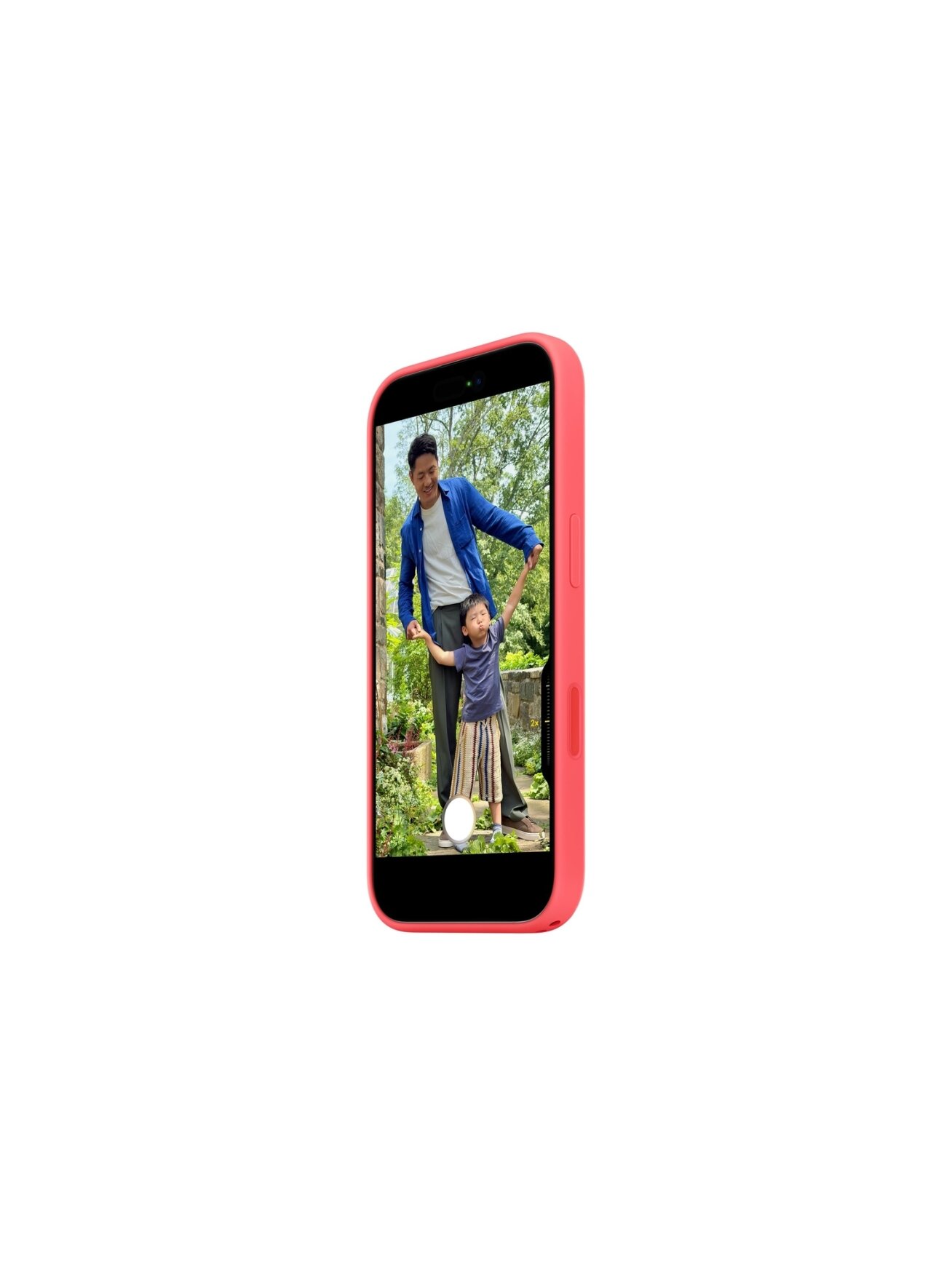 Apple iPhone 17 Silicone Case with MagSafe – Bright Guava | Apple 5