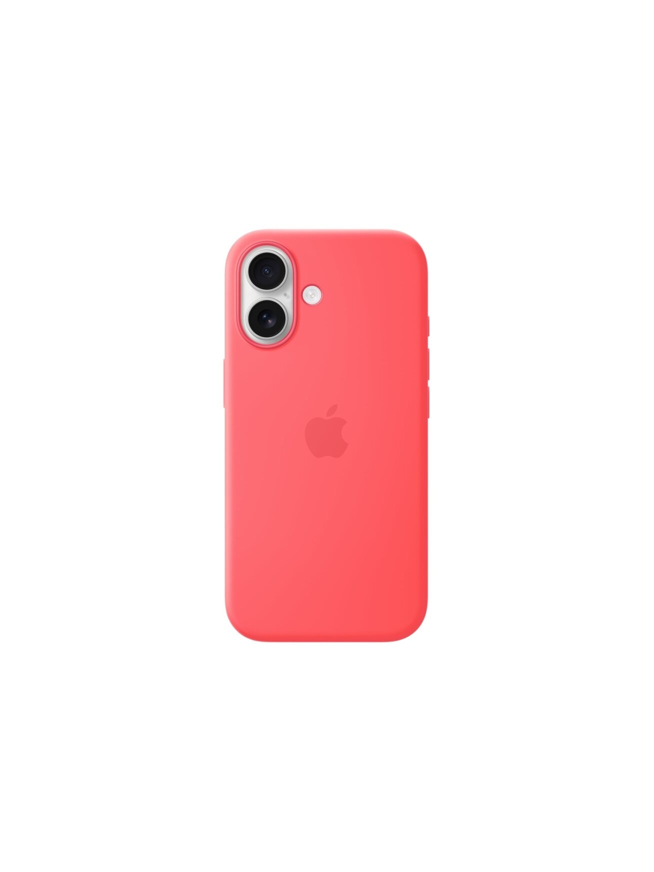 Apple iPhone 17 Silicone Case with MagSafe – Bright Guava | Apple