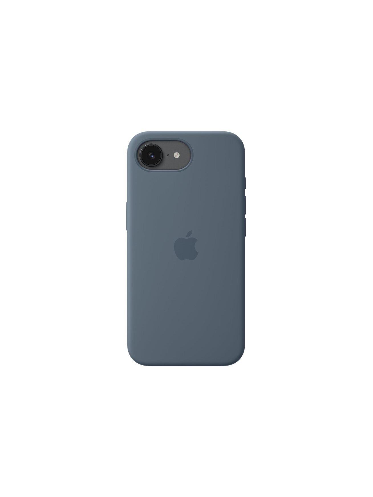 Apple iPhone 17e Silicone Case with MagSafe – Anchor Blue | Apple