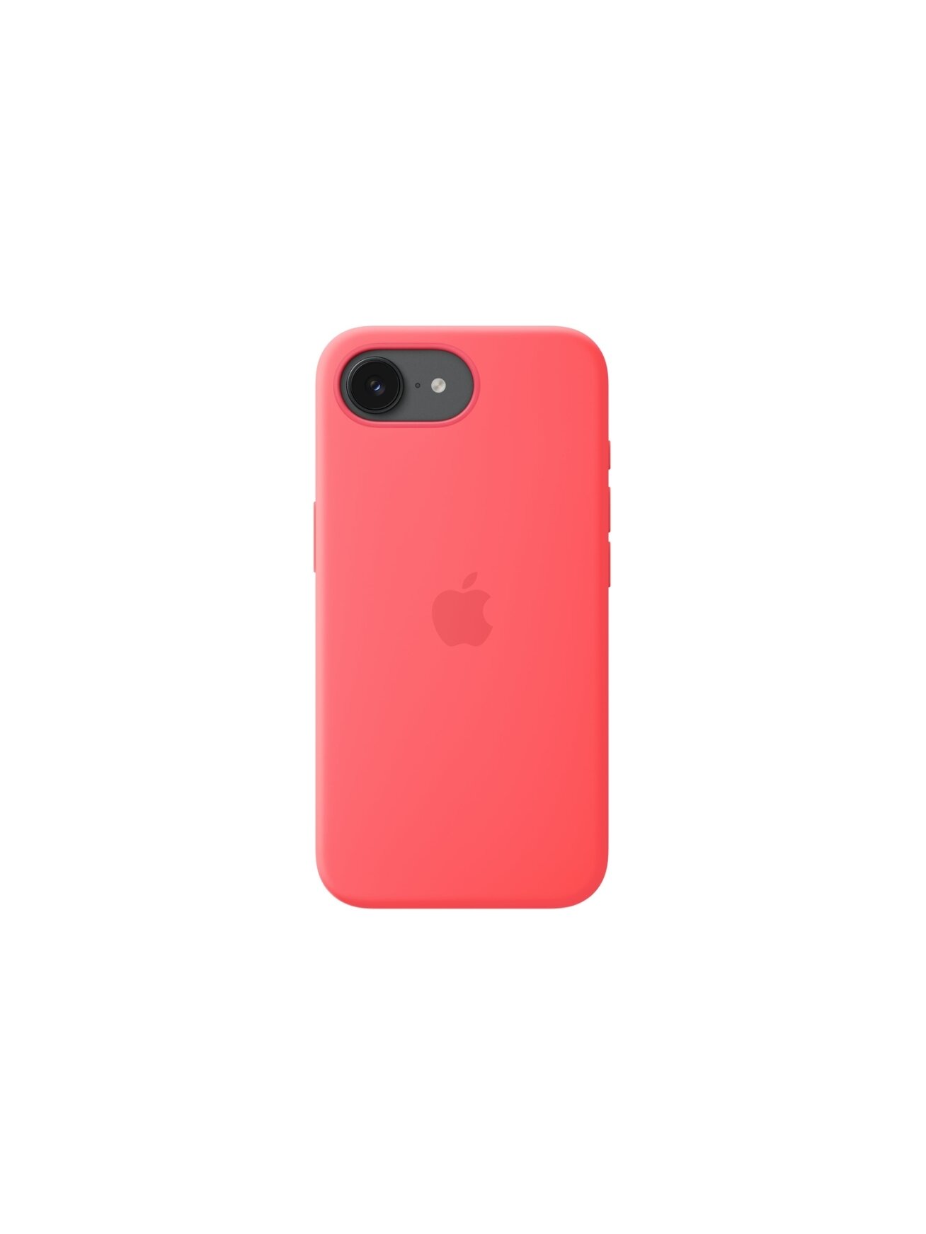 Apple iPhone 17e Silicone Case with MagSafe – Bright Guava | Apple 1