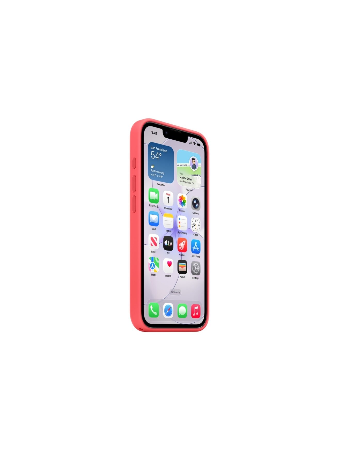 Apple iPhone 17e Silicone Case with MagSafe – Bright Guava | Apple 3 Apple iPhone 17e Silicone Case with MagSafe – Bright Guava | Apple 3
