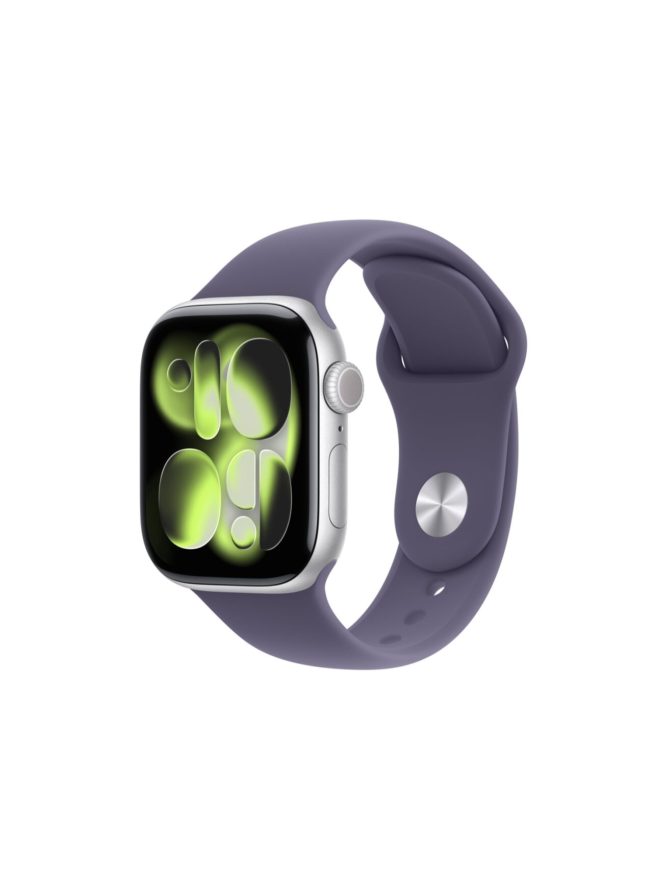 Apple Watch Series 11 GPS + Cellular 42mm Silver Aluminium Case with Purple Fog Sport Band - M/L | Apple Apple Watch Series 11 GPS + Cellular 42mm Silver Aluminium Case with Purple Fog Sport Band - M/L | Apple