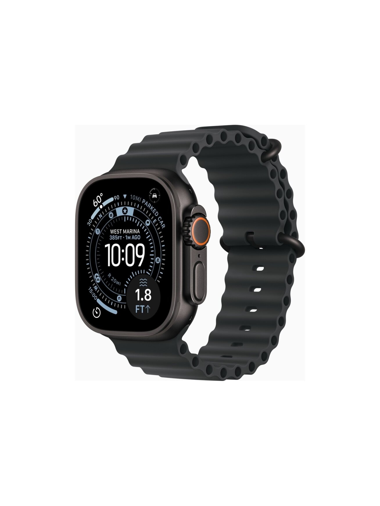 Apple Watch Ultra 3 | Smart watch | GPS (satellite) | LTPO OLED Always-On Retina display | Black Titanium Apple Watch Ultra 3 | Smart watch | GPS (satellite) | LTPO OLED Always-On Retina display | Black Titanium
