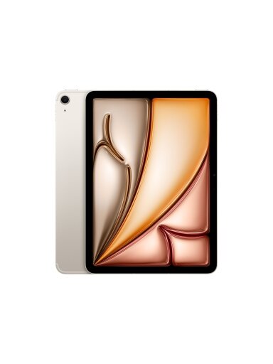 Apple | iPad Air Wi-Fi + Cellular | 11 " | Starlight | IPS | 2360 x 1640 pixels | Apple M3 | 8 GB | 512 GB | 3G | 4G | 5G | Wi-Fi | Front camera | 12 MP | Rear camera | 12 MP | Bluetooth | 5.3 | iPadOS | USB-C charging cable