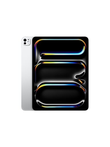 Apple | iPad Pro Wi-Fi + Cellular | 13 " | Silver | OLED, Ultra Retina XDR | 2752 x 2064 pixels | Apple M5 | 12 GB | 256 GB | 3G | 4G | 5G | Wi-Fi | Front camera | 12 MP | Rear camera | 12 MP | Bluetooth | 6 | iPadOS | USB-C charging cable