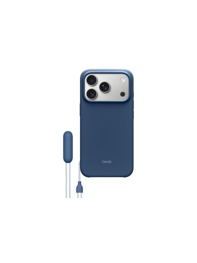 Apple iPhone 17 Pro Kickstand Case with MagSafe and Camera Control - Bedrock Blue | Apple