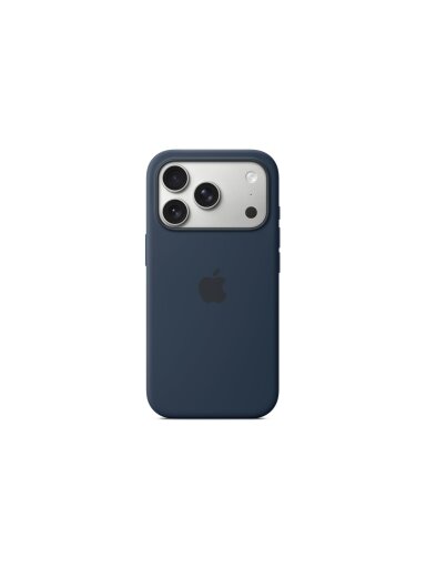 Apple iPhone 17 Pro Silicone Case with MagSafe – Midnight | Apple