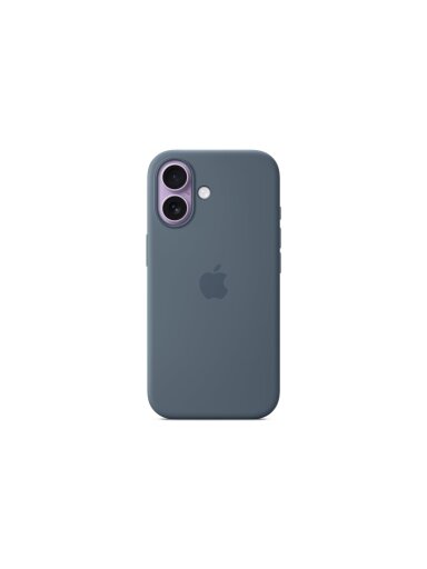 Apple iPhone 17 Silicone Case with MagSafe - Anchor Blue | Apple