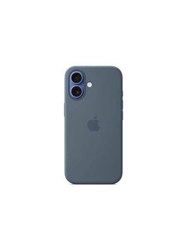 Apple iPhone 17 Silicone Case with MagSafe - Anchor Blue | Apple