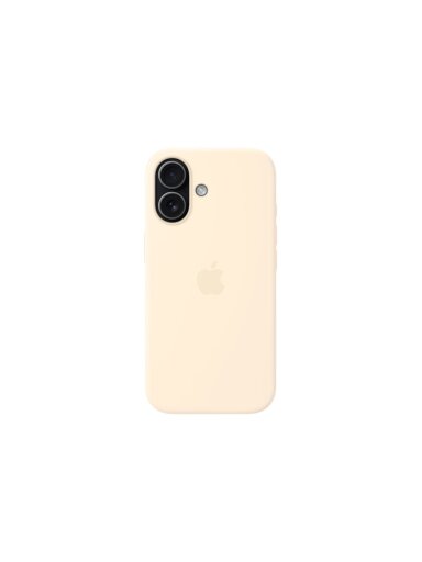 Apple iPhone 17 Silicone Case with MagSafe – Vanilla | Apple