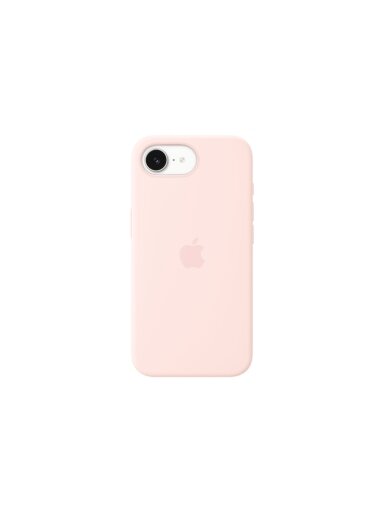 Apple iPhone 17e Silicone Case with MagSafe – Soft Pink | Apple